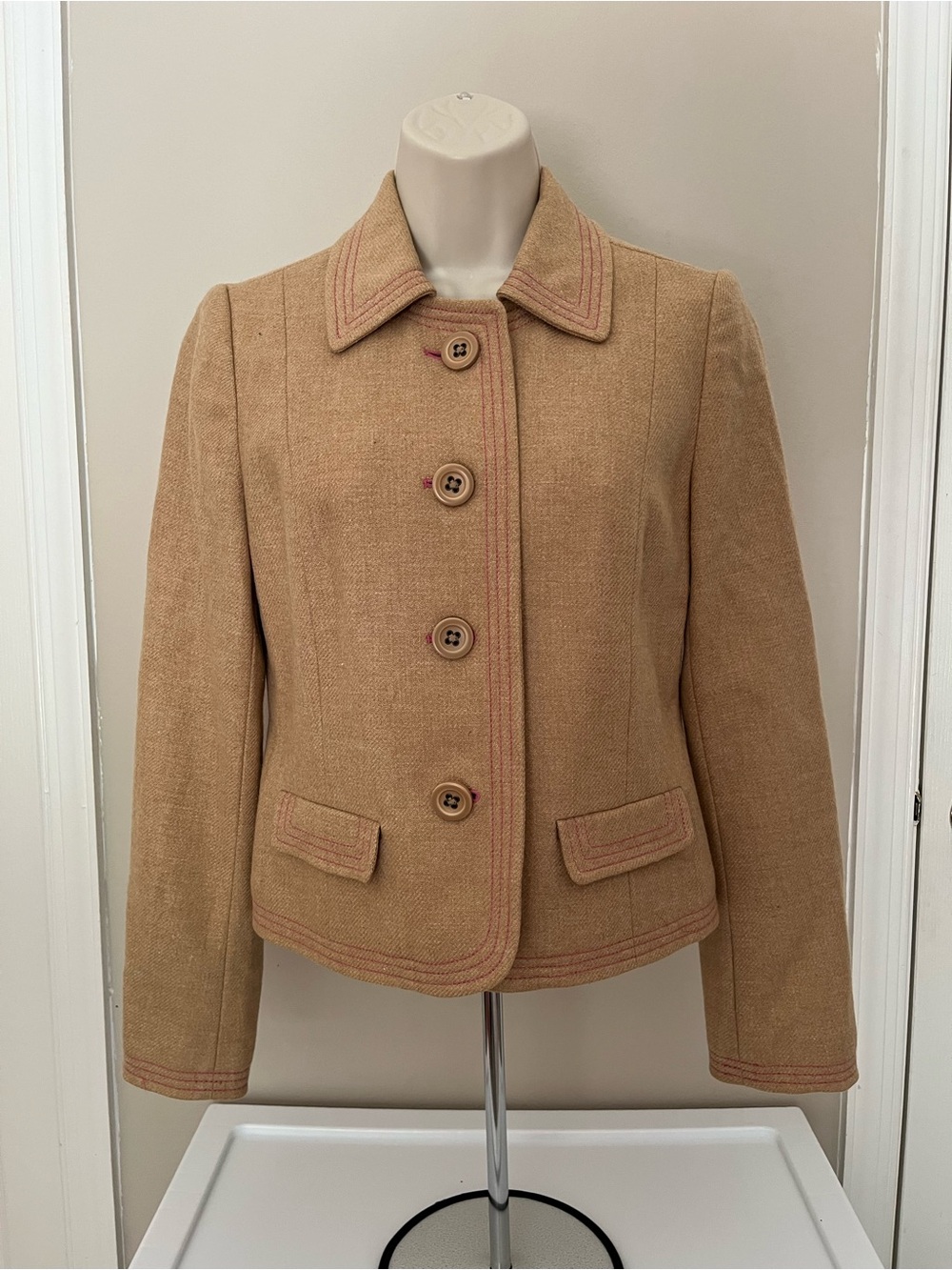 Y2K Gap Brown Wool blend jacket with buttons